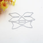 3D Schleifen-Scrapbook-Umschlag-Papierschablonen-Metallpräge-Schneidemesser-Schablone, 3D Schleifen-Scrapbook-Form