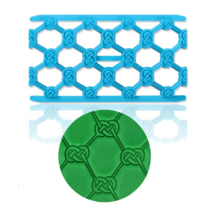 2 Stück Kuchen Fondant Werkzeug Herzförmige Diamant Textur Karomuster Überführung Quyi Siegel Druckform