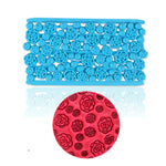 2 Stück Kuchen Fondant Werkzeug Herzförmige Diamant Textur Karomuster Überführung Quyi Siegel Druckform