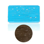 2 Stück Kuchen Fondant Werkzeug Herzförmige Diamant Textur Karomuster Überführung Quyi Siegel Druckform