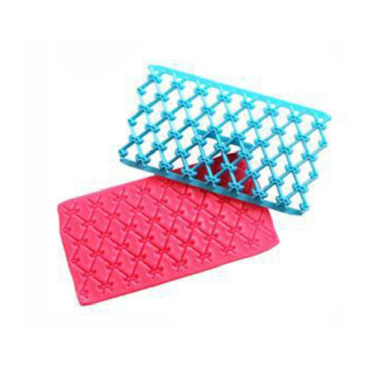 2 Stück Kuchen Fondant Werkzeug Herzförmige Diamant Textur Karomuster Überführung Quyi Siegel Druckform
