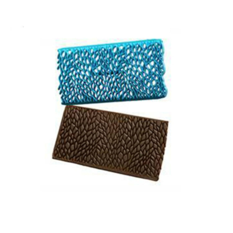 2 Stück Kuchen Fondant Werkzeug Herzförmige Diamant Textur Karomuster Überführung Quyi Siegel Druckform