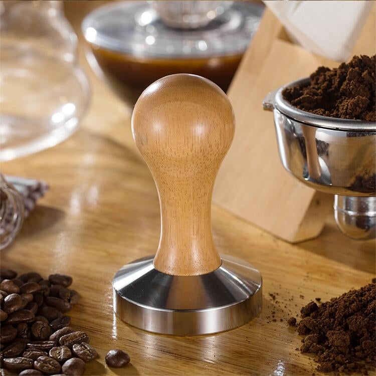 Stainless Steel Solid Wood Handle Integrated Coffee Powder, 57.5mm Red Sandalwood Handle, 58mm Red Sandalwood Handle, 57.5mm Oak Handle, 58mm Oak Handle, 57.5mm Rosewood Handle, 58mm Rosewood Handle, 57.5mm Stainless Steel Detachable Handle            ...