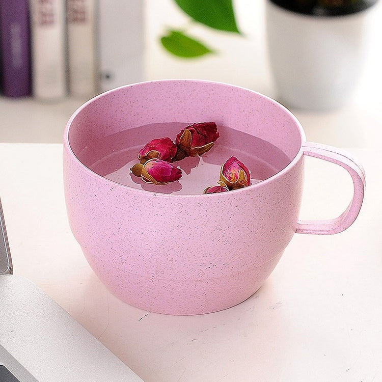 Kaffeebecher Teetasse Milchbecher Frühstückstasse aus Weizenstroh