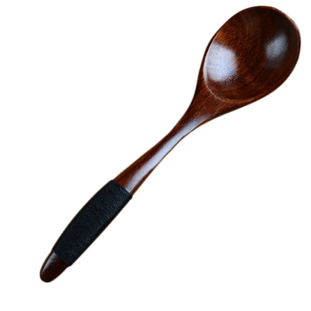 10 STÜCK Öko-Holzlöffel Besteck Küchen Suppen Kaffeerührlöffel Kochutensilien Kaffee Teemischlöffel, Kaffeelöffel (Braun), Kaffeelöffel (Schwarz), Kaffeelöffel (Hellbraun)