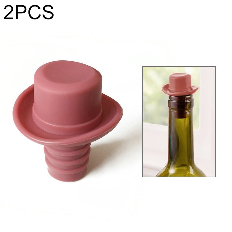 Silikagel-Zylinderhut Frischweinkorken Cruet Rotweinstopfen, 2 Stück Hütchenform (Braun), 2 Stück Hütchenform (Schwarz), 2 Stück Hütchenform (Rotwein), 2 Stück Hütchenform (Gelb), 2 Stück Hütchenform (Rosenrot), 2 Stück Hütchenform (Rot)