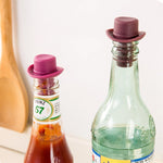 Silikagel-Zylinderhut Frischweinkorken Cruet Rotweinstopfen, 2 Stück Hütchenform (Braun), 2 Stück Hütchenform (Schwarz), 2 Stück Hütchenform (Rotwein), 2 Stück Hütchenform (Gelb), 2 Stück Hütchenform (Rosenrot), 2 Stück Hütchenform (Rot)
