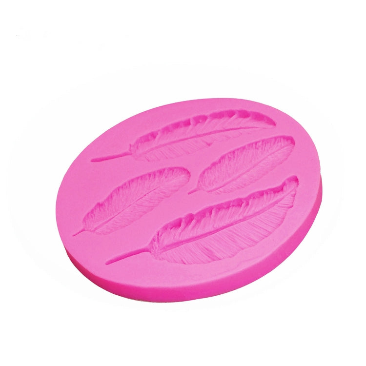 Feder Silikonform Fondant Torten Schokoladen Dekorationsform, Federform