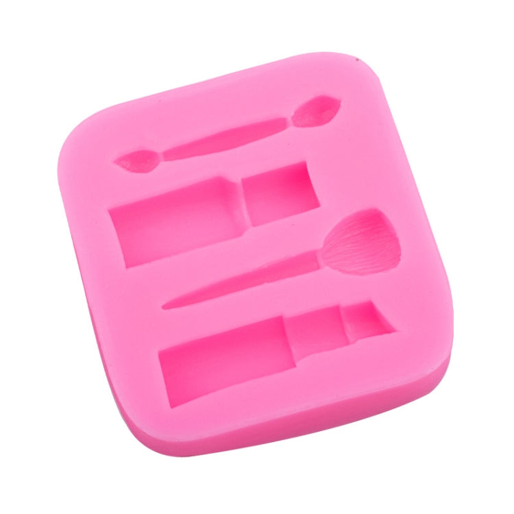 2 Stücke Lippenstift Augenbrauenstift Make-up Werkzeug Form Silikon Fondant Kuchenform Schokoladenform Tonform, Augenbrauenstift Form