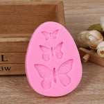 2 Stück Simulation Schmetterling Fondant Silikonform Handgemachte Seife DIY Kuchen Dekorieren Schokolade Spitze Backwerkzeuge, 2 Stück