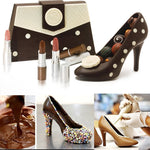 3D-Schokoladenform Fondant Kuchen Damen High Heel Form