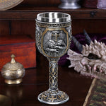 3D Wikinger Schädel Kaffee Bier Krug Schädel Becher Bier Wein Geschenk Edelstahl Ritter Dekorative Tasse für Männer, Kelch, Becher