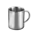 Doppelwandige Edelstahl-Kaffeetasse, tragbarer Thermobecher, Reisebecher, Kaffeekrug, Milch-Tee-Bierbecher, doppelte Büro-Wasserbecher, 220 ml, 300 ml, 400 ml