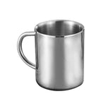 Doppelwandige Edelstahl-Kaffeetasse, tragbarer Thermobecher, Reisebecher, Kaffeekrug, Milch-Tee-Bierbecher, doppelte Büro-Wasserbecher, 220 ml, 300 ml, 400 ml