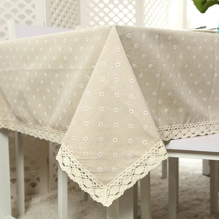 Spitzen-Tischdecke Couchtisch Multifunktionale Abdecktuch, 90x90cm, 90x140cm, 140x140cm, 140x180cm, 140x200cm, 140x220cm