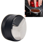 Macaron Kaffeepulver-Füllgerät aus Edelstahl, flach, dreifach gestopft, Gewinde