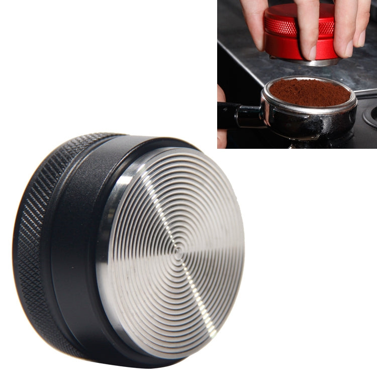 Macaron Kaffeepulver-Füllgerät aus Edelstahl, flach, dreifach gestopft, Gewinde