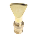 Water View Rockery Fountain All Copper Stainless Steel Adjustable Universal Fan-shaped Flat Nozzle, 6 Point, 1寸, 1.5寸, 2寸