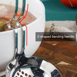 Edelstahl-Hotpot-Wandlöffel Kreativer Angel-Löffel Breilöffel, Suppenlöffel, Schaumlöffel