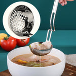 Edelstahl-Hotpot-Wandlöffel Kreativer Angel-Löffel Breilöffel, Suppenlöffel, Schaumlöffel