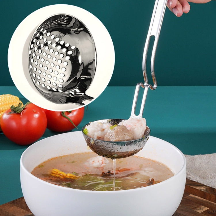 Edelstahl-Hotpot-Wandlöffel Kreativer Angel-Löffel Breilöffel, Suppenlöffel, Schaumlöffel