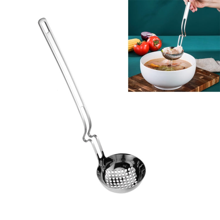 Edelstahl-Hotpot-Wandlöffel Kreativer Angel-Löffel Breilöffel, Suppenlöffel, Schaumlöffel