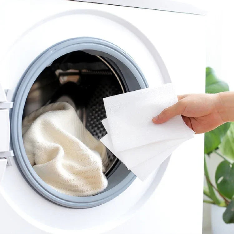 120 Stück / 5 Schachteln Anti-Kreuzfärbe-Farbabsorptionsfolie für Kleidung, 5 Schachteln