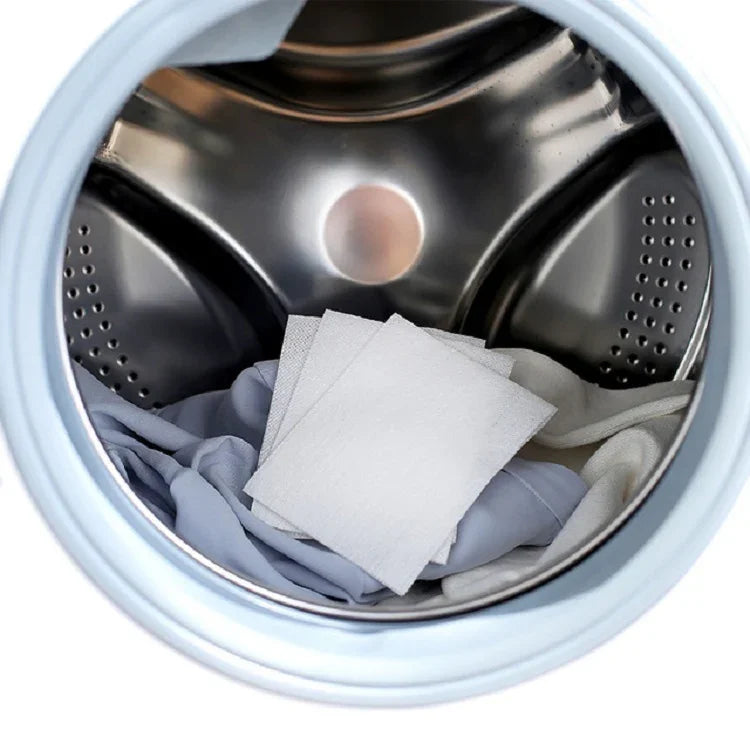 120 Stück / 5 Schachteln Anti-Kreuzfärbe-Farbabsorptionsfolie für Kleidung, 5 Schachteln