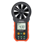 PEAKMETER hochpräzises Digitalanzeige Windgeschwindigkeit Luftvolumen Messgerät, MS6252A Windgeschwindigkeit, Luftvolumen, MS6252B Temperatur, Feuchtigkeit, USB