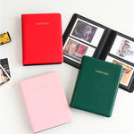 LOVEYOU Words Cover Standard Mini Fotoalbum-Buch, 3 Zoll 64 Blätter, 5 Zoll 32 Blätter