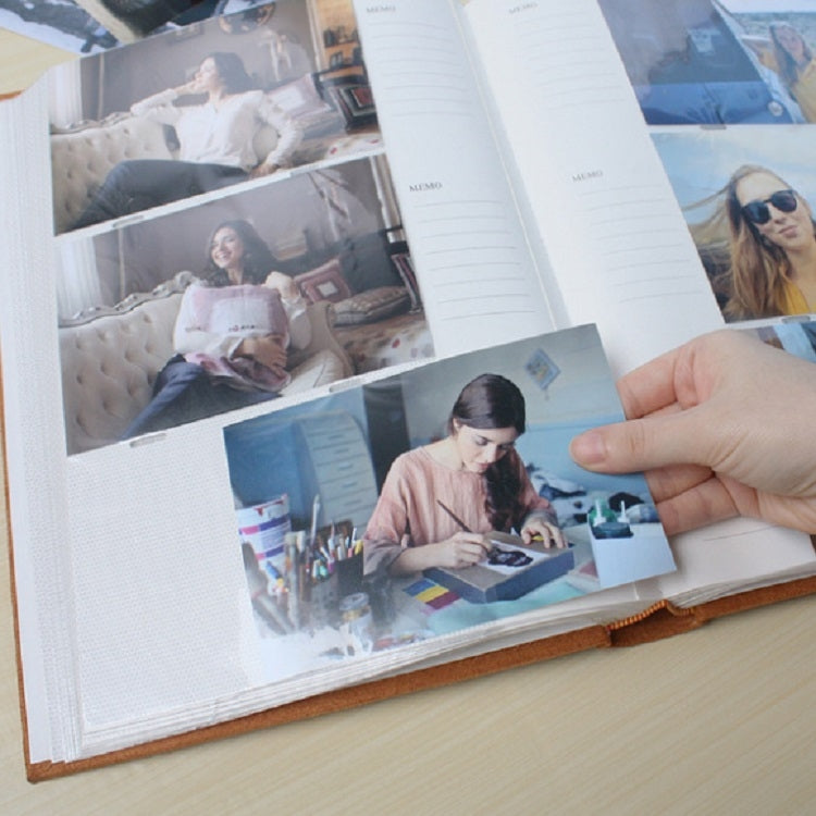 4R 6 Zoll 300 Fotos 50 Seiten Flanell Zwischenalbum Kreatives Weihnachtsgeschenk Postkarten Aufbewahrungsalbum