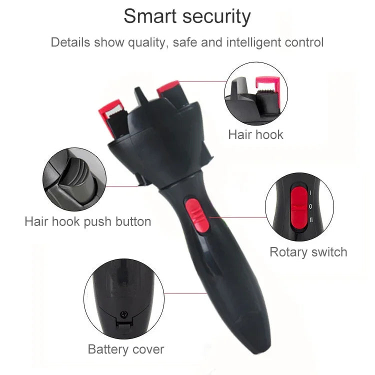 Professioneller, schneller Styling-Smart-Elektro-Flechter mit Drehfunktion