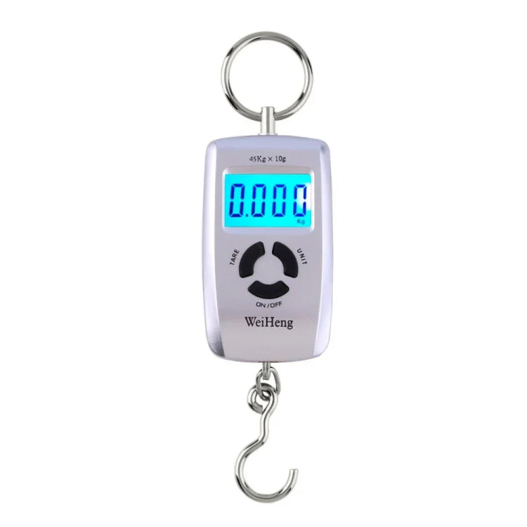 45kg x 5g hochpräzise tragbare digitale LCD-Hintergrundbeleuchtung, elektronische tragbare Waage, 45kg x 10g