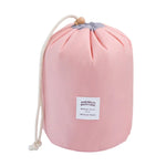 Kosmetiktasche mit großem Fassungsvermögen, Reise-Waschtasche, wasserdichte Aufbewahrungstasche für Outdoor-Aktivitäten, zylindrischer Waschbeutel