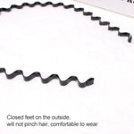 2 Stück Unisex Einfaches Wellen-Haarband Sport-Stirnband Haaraccessoires