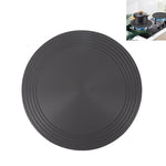 Gasherd Wärmeleitplatte Küche Schnelle Auftauplatte Topf Anbrennschutz Schwarze Wärmeleitplatte, 24cm, 28cm