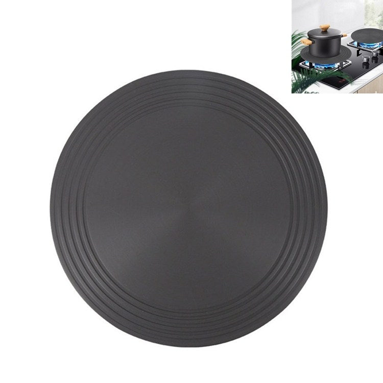Gasherd Wärmeleitplatte Küche Schnelle Auftauplatte Topf Anbrennschutz Schwarze Wärmeleitplatte, 24cm, 28cm
