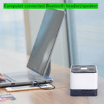 2-in-1 Bluetooth 5.0 Adapter USB Treiberloser Kabelloser Audio Sender Empfänger mit LCD-Anzeige