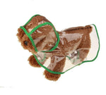Wasserdichte, transparente Regenbekleidung für Hunde, S, M
