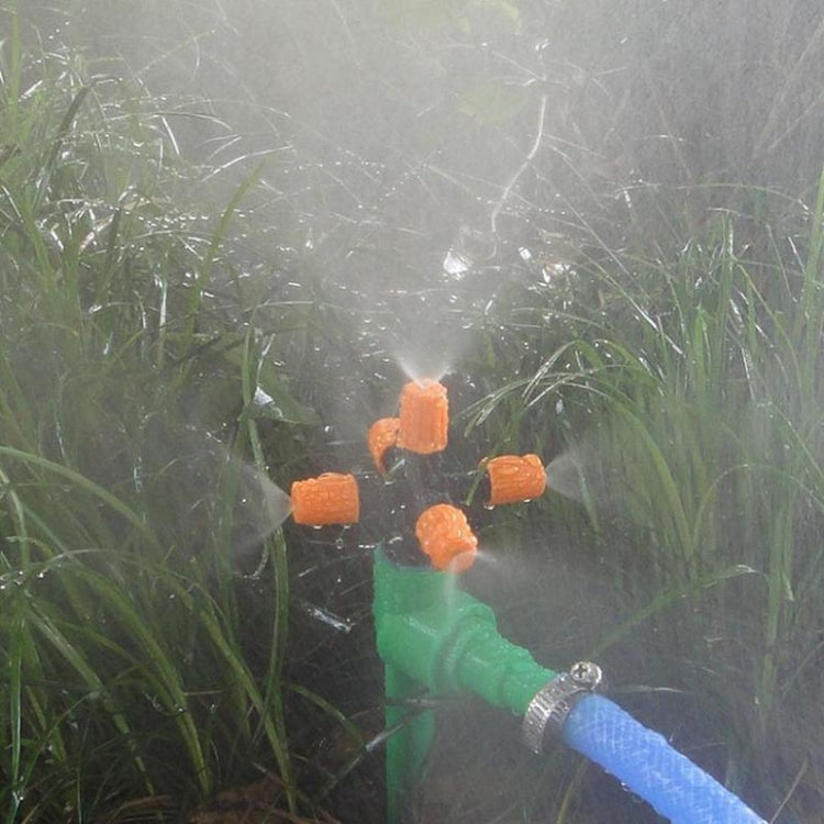 2 Stücke Kreuz Fünf Auslass Sprühdüse Garten Gewächshaus Bewässerungsspray, Kreuz Fünf Auslass Sprühdüse
