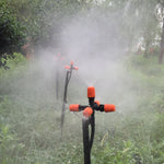 2 Stücke Kreuz Fünf Auslass Sprühdüse Garten Gewächshaus Bewässerungsspray, Kreuz Fünf Auslass Sprühdüse