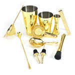 11-teiliges Cocktail-Shaker-Set Weinfilter Sieb, Rose Gold, Gold, Silber, Schwarz