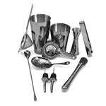 11-teiliges Cocktail-Shaker-Set Weinfilter Sieb, Rose Gold, Gold, Silber, Schwarz