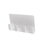 Praktische, an die Wand klebbare Handy-Ladehalterung, Steckdose, stark klebend, Halterungsregal mit Haken