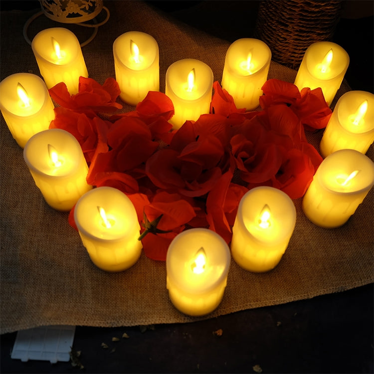 Zylindrische elektronische LED-Kerze, Simulation, Hochzeitskerzenleuchter, 15x7,5cm, 10x7,5cm, 7,5x7,5cm, 7,5x7,5cm mit Fernbedienung, 10x7,5cm mit Fernbedienung, 15x7,5cm mit Fernbedienung
