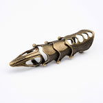 Vintage Punk Silber Cooler Spitziger langer Gelenkring, Gold, Bronze, Silber, Antikgold