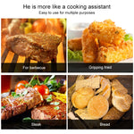 Edelstahl-Essenszange Brot-Grillzange Steak-Buffetzange, Größe: 9 Zoll, 12 Zoll