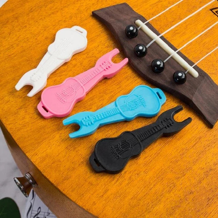 50 Stück Saitenanzieher für Akustikgitarren, massiver Saitenkegel, Gitarrenwechselwerkzeug