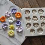 Fondant Kuchen Silikonform Schokoladenform DIY Trompetenblume Sonnenblume Backdekoration, Sonnenblumenform (Rosa), Sonnenblumenform (Grau)
