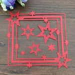 Pentagramm Rand Schneidemesser Stanzform Scrapbook DIY Material, Pentagramm Randform